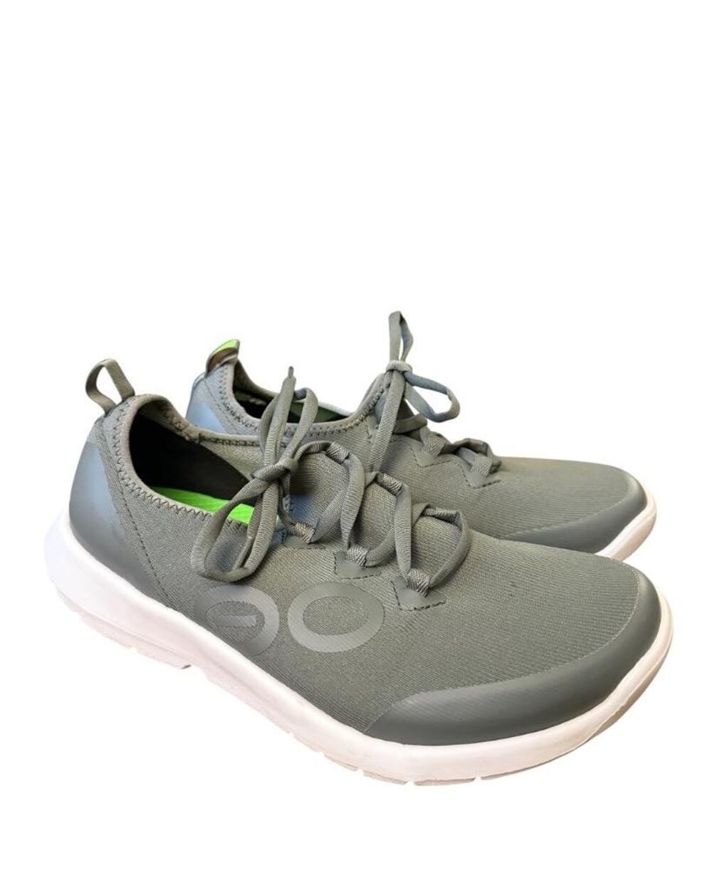 Oofos OOmg Sport Recovery Shoe Gray Sneaker Men size 8